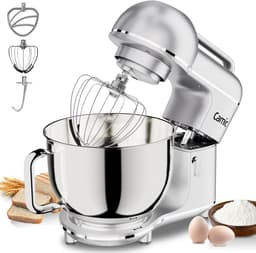 Keukenmachine 3-in-1 - Bakmachine Deegmixer - Brood Bakken - Grote Kom Capaciteit - 7 Liter Kom - Zilver — thumbnail 1