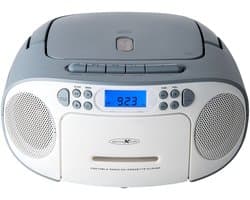 Reflexion RCR2260BL Radio/CD-speler VHF (FM) AUX, CD, Cassette Blauw-wit