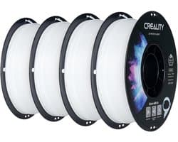 3D Printer Filament - PLA Materiaal - Precisie Prints - Geurloos Vochtbestendig - 1.75mm 4kg - Wit