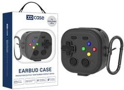 XDcase - hoesje geschikt voor Samsung Galaxy Buds4 / 4 pro soft case cover - zwart - TPU hoesje Beschermhoes - Samsung Galaxy Buds 4 / 4 Pro Cover - Buds4 hoesje - Retro Game Console Design — thumbnail 1