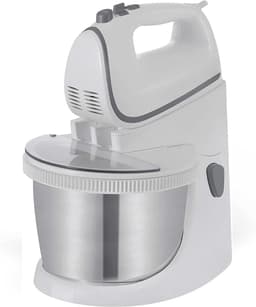 Core® Mixer met Mengkom - Keukenmachine - Keukenrobot - Inclusief Accessoires - Antraciet - Wit- 25cm x 32cm x 25cm — thumbnail 1