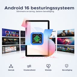 POCKAM P10 Pro - Tablet - 48 GB RAM (8+40 GB) + 128 GB ROM (2 TB/TF) - Android 16 - 10,1 inch HD 120 Hz - 8800 mAh - Gemini AI - T7250 Octa Core - Face ID - Dubbele luidsprekers, complete accessoirebundel met toetsenbord en stylus — thumbnail 6