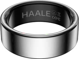 HAALE II Smart Ring met Oplaadcase - Brushed Silver - Size 8 — thumbnail 5