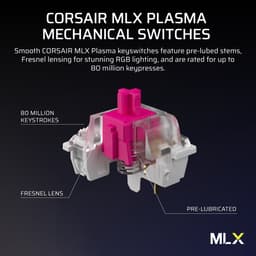 Corsair Vanguard 96 - Draadloos Gaming Toetsenbord - MLX Lineair - RGB - Lcd-scherm - US Qwerty — thumbnail 2