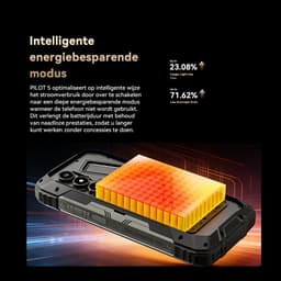 OSCAL PILOT 5 - Robuuste Smartphone - 5G - 36GB RAM - 256GB ROM - 6.67 inch 120Hz - 15000mAh Robuuste Telefoon - Android 16 - NFC - GPS - Geel — thumbnail 2