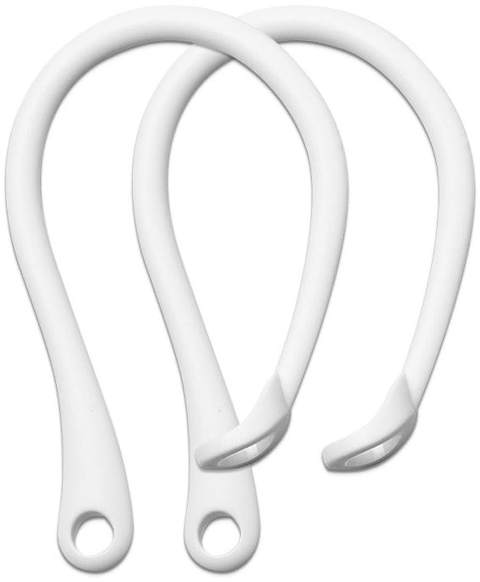 Livé® Wit Eartips & Earhook – 1 Paar Anti-verloren Houder Geschikt Voor AirPods — afbeelding 1