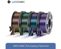 D&A 3D printer - 3D filament - 3D printer materiaal - Galaxy - 4 Verschillende kleuren - Mix kleuren - 1.75 mm - 4 Kilogram