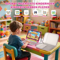 Hotlight 10.1 Kindertablet – Android 15 Tablet met Toetsenbord – Rose Tablet Hoes Sleeve – Stylus - Muis – 20 GB RAM/64GB ROM - Ouderlijk Toezicht – Vanaf 3 Jaar — thumbnail 5
