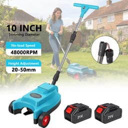 Grastrimmer - Draadloos - 3 Snelheden - Verstelbare Kop - 18V Accu — thumbnail 1