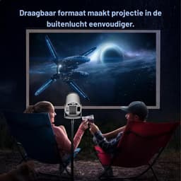 AMA® Mini Beamer - Beamer - Projector - Wit - 17cmx10cmx17cm — thumbnail 3