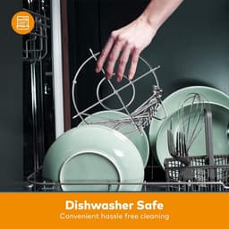 Gegrilde spieshouder - Geschikt voor Instant Pot en Ninja Foodi 8-liter airfryer - Airfryer Accessoires Set - Roestvrijstalen grillrack - Ø 18cm — thumbnail 2