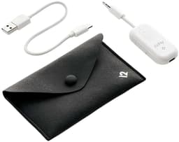 Twelve South AirFly Pro 2 – Geniet van In-Flight Entertainment met Draadloze Hoofdtelefoons – Koppel Twee Sets Draadloze Hoofdtelefoons voor Gedeeld Luisteren – Meer dan 25 Uur Batterijduur - Wit — thumbnail 5