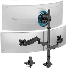 SCH® Monitor Arm 3 Schermen - Monitor Arm - Zwart - 44cm x 23cm x 15cm — thumbnail 1