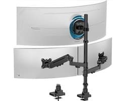 SCH® Monitor Arm 3 Schermen - Monitor Arm - Zwart - 44cm x 23cm x 15cm