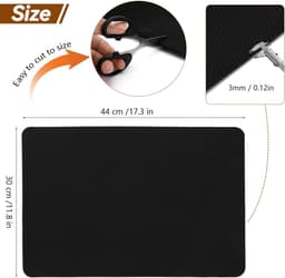 Hittebestendige mat voor Airfryer - 4 Stuks - 44x30 cm - aanrechtbladbeschermers - Vilt - koffiezetapparaatmat - Bakmat - Hittemat - Bescherming Frituurpan - Ovenbeschermingsmat - Beschermmat voor Friteuse, Airfryer, Oven & Koffiezetapparaat — thumbnail 3