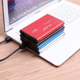 Externe Harde Schijf - Mobiele Opslag - Data Back-up - Snelle USB 3.0 - 13mm Dun - Blauw — thumbnail 3