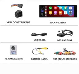 Autoradio 2/64GB met Carplay en Android auto | Geschikt voor Mini Cooper 2000-2007 | Radio scherm met Navigatie | 2000 2001 2002 2003 2004 2005 2006 2007 | R50 R52 R53 — thumbnail 4