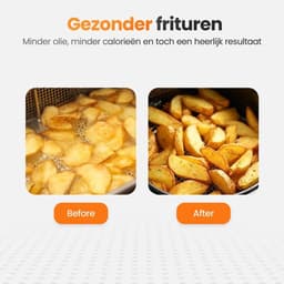 Dubbele Airfryer XXL – 11L (2×5,5L) – Dual Zone met SYNC – 2950W – PFAS-vrij – Vaatwasserbestendig — thumbnail 4