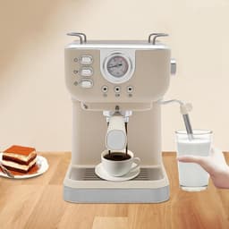 Compacte Espresso Machine met Stoomfunctie voor Thuis en Kantoor — thumbnail 2
