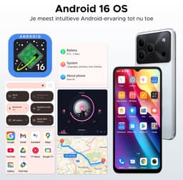 DOOGEE Note 56 Smartphone - 24 GB RAM + 64GB ROM - 6,56 inch 90Hz - 4G Dual SIM - 6150mAh - GPS - Anroid16 - GPS - Zwart — thumbnail 5