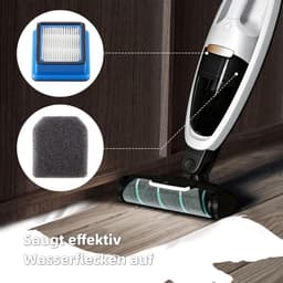 6-delige filterset — geschikt voor AEG QX6-, QX7-, QX8-2- en FX9-series — Vervangingsmodel: ASKW1 — Bevat 3 filters en 3 schuiminzetstukken — Wasbaar en duurzaam — Inclusief reinigingsborstel — thumbnail 7