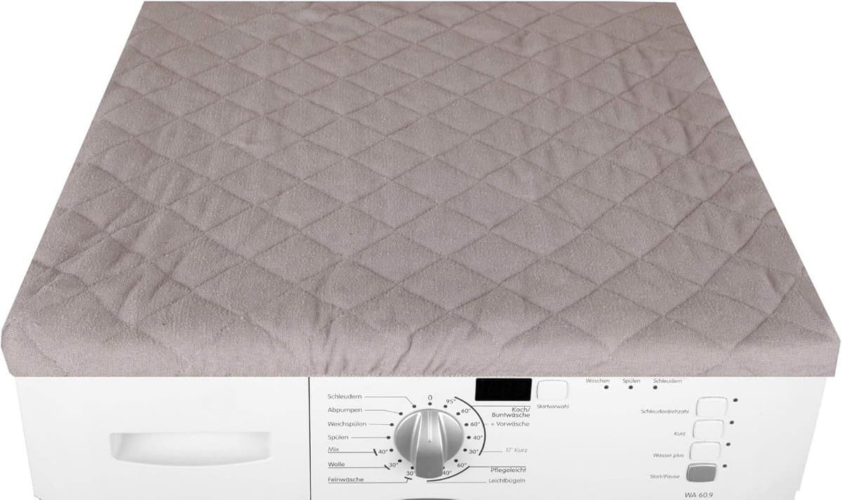 Droger en wasmachine overtrek 60x60cm - Grijs — afbeelding 1
