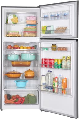 Heinner HF-HM415NFDXE++ Koel-vriescombinatie 415 L – Touch Display – Full No Frost – Power Cool-functie – Kinderslot – Inox Antraciet – 5 Jaar Garantie — thumbnail 4