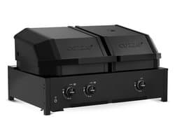 Cozze® Quattro 900 BBQ Gas barbecue – 4-in-1 Buitenkeuken Grill – Pizzaoven & Plancha – Infrarood Branders – 13 kW – Groot Grilloppervlak – Voor Tuin & Terras