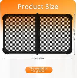 Airfryer spatscherm, spatscherm, siliconen beschermingsnet voor Ninja AF500, vervangend onderdeel beschermen verwarmingsspoel en ventilator (1 stuk, AF500) — thumbnail 5