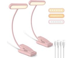 Leeslampje voor Boek - Loeplamp voor in Bed - Lamp met Klem - LED