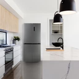 DOMO DO99504M Koelvriescombinatie – Koelkast met vriesvak – 4 deuren – No Frost - Energieklasse D – 362 liter (237 + 125) - Inox — thumbnail 5
