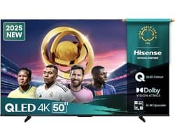 Smart TV - 4K Televisie - Home Cinema - Randloos Ontwerp - 50 Inch - Zwart