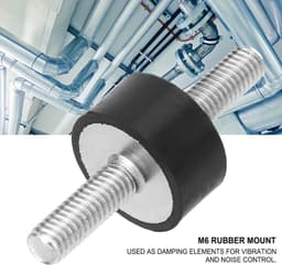 M6 Rubber Steunen - Anti-vibratie Silentblock voor Machines en Apparatuur — thumbnail 3