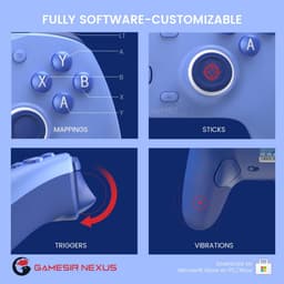 Gamesir G7 SE - Bedrade Controller - Hall Effect Sticks - Xbox Series X/S, Xbox One en PC - Blauw — thumbnail 4