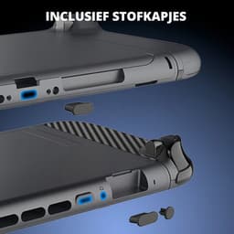 OneGamer - Geschikt voor Nintendo Switch 2 Case - Accessoires 7 in 1 - Beschermhoes – Opbergtas - Screenprotector – Zwart — thumbnail 5