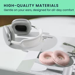 kwmobile 2x oorkussens geschikt voor JBL Tune 600 / 500BT / 510BT / 520BT / 450 - Earpads voor koptelefoon in oudroze — thumbnail 5