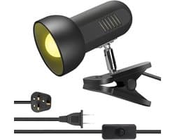 Klem Lamp - Boeklamp Lezer - Lezen Lezen - 360 Graden Flexibel - 96 Ounce - Zwart