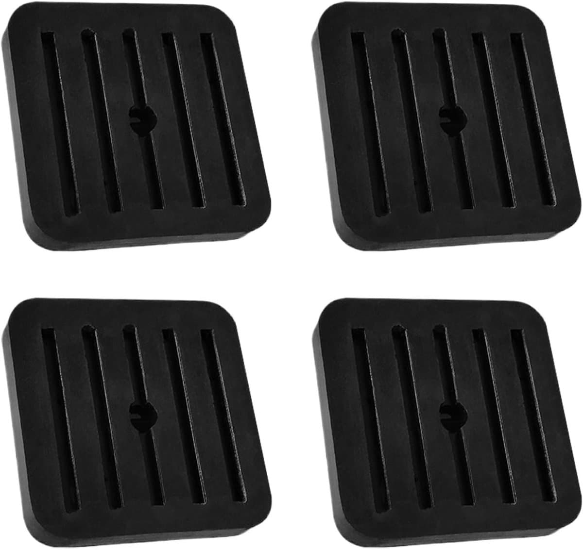 Airconditioner Trillingsdemper,4 stuks Rubberen Dempingsmatten,Vibratiedempende pads | voor loopband, was-droger, koelkast, vriezer, wasmachine, luchtcompressoren, — afbeelding 1