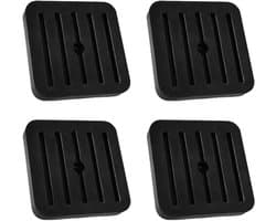 Airconditioner Trillingsdemper,4 stuks Rubberen Dempingsmatten,Vibratiedempende pads | voor loopband, was-droger, koelkast, vriezer, wasmachine, luchtcompressoren,