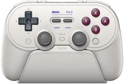 8BitDo Pro 3 Bluetooth Controller - Draadloze Gamepad - Nintendo Switch / Switch 2 / PC / Mac / Android / iOS - Bluetooth & 2.4 GHz & USB - Zilver — thumbnail 1