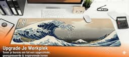 Olivivo® Muismat Grote Golf- Gaming Mousepad XXL - Onderlegger - Grote Muismat - 90x40 CM - Bureaulegger - Toetsenbord - Anti Slip - Waterproof - Desktop mat — thumbnail 5