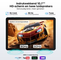 Aorlym P10 TAB - Tablet - 10,1 inch HD 90 Hz IPS - Android 16 - 48 GB RAM (8+40 GB) + 128 GB ROM - 7000 mAh - Dubbele luidsprekers - Volledige accessoirebundel met toetsenbord en stylus — thumbnail 5