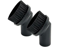 Stofzuiger Borstel - 2 stuks - Meubelborstel - Ronde kwast - 35 mm Diameter - Geschikt voor Philips, AEG, Bosch, Siemens, Miele, Panasonic, Rowenta - Universele Borstel Accessoires Stofzuiger - Voor de Meeste Stofzuigers