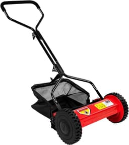 DYNA® Grasmaaier handmatige – Grastrimmer Opvouwbaar – Handmaaier - Rood - 60cm x 50cm x 124cm — thumbnail 1