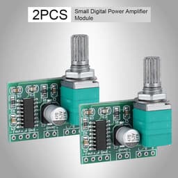 Mini Digitale Audio Versterker Module 2x3W DC 5V Stereo Eindversterker met Volumeregeling (2 Stuks) — thumbnail 2