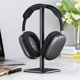 Universele Koptelefoon Standaard - Metalen Headset Houder met Antislip Basis — thumbnail 1