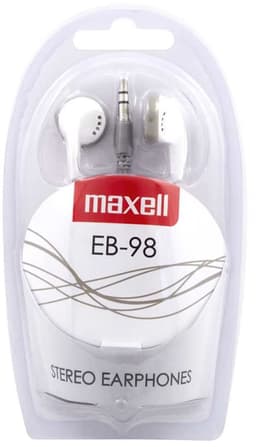 Maxell EB-98 Stereo Earphones - Wit — thumbnail 4