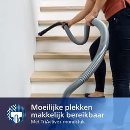 Cilinderstofzuiger zonder zak - Krachtige stofzuiger - Grondig schoonmaken - 99.9% stofabsorptie - 2 liter capaciteit - Rood — thumbnail 4