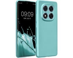 kwmobile metallic telefoonhoesje van TPU - geschikt voor Xiaomi Redmi Note 14 Pro 5G / Poco X7 - Flexible case voor smartphone - In metallic mintgroen