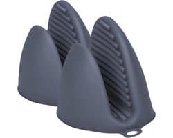 Siliconen ovenwanten verpakking van 2 | Keukenhandschoenen, ideale accessoires voor airfryers, duurzaam, hittebestendig, zacht, plakkerig, gemakkelijk te wassen.